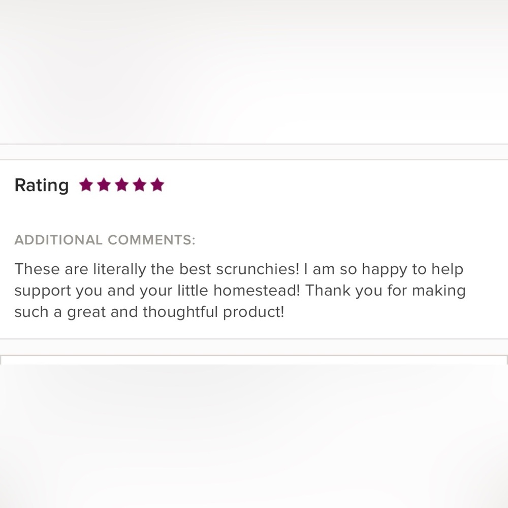 2 Oversized Scrunchie Hair Ties Crochet Handmade *Host Pick* - Picture 3 of 3